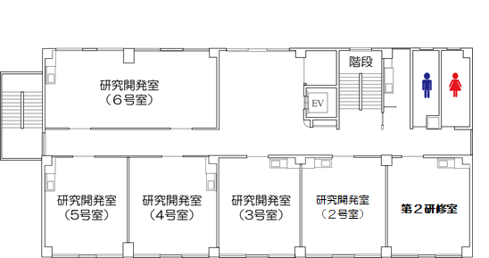 建屋（3階）の全体図